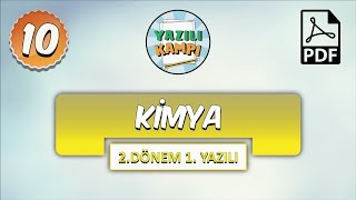 10.Sınıf Kimya | 2.Dönem 1.Yazılıya Hazırlık