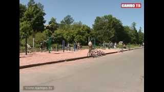 Уличные тренажёры Маркелова на Сампо ТВ