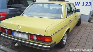 Mercedes Benz W123 раритет в эксклюзивном состоянии