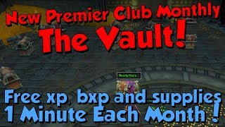 New Monthly D&D! [Runescape 3] The Premier Club Vault! Easy XP & BXP!