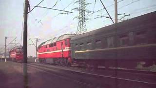 ТЭП70-0407 и ТЭП70-0414 встреча (17.08.2010г._11ч.58мин.)