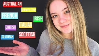 ASMR ACCENTS That Will Give YOU Chills! ? Australian, Irish, Scottish, British, Italian, French!