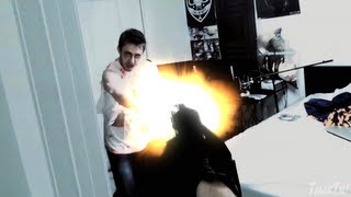 BLACK OPS 2 ZOMBIES IN REAL LIFE (Call of Duty BO2 Zombie Live Action Skit)