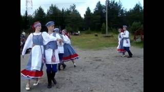 Фольк.танец Карельская "Шинка"  группа "Иван да Марья" Лоухи