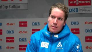 Emil Hegle Svendsen, Third in Ruhpolding Mass Start