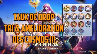 [Saint Seiya Awakening] Taux de drop / Tri & Amélioration des cosmos !!