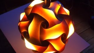 Как сделать Светильник Луми из Бумаги Своими Руками / Простая и красивая люстра / Sekretmastera