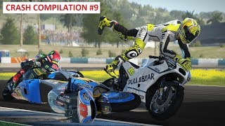 MotoGP 17 | Crash Compilation #9 | PC GAMEPLAY | TV REPLAY MotoGP game