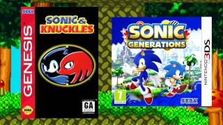 Sonic & Knuckles and Generations Mushroom Hill Zone (Classic) Music Fused!