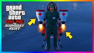 GTA Online The Doomsday Heist DLC - How To Get/Save The Paramedic Outfit In Free Mode! (GTA 5 DLC)