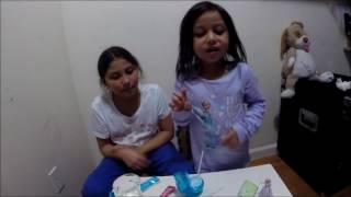 Jessy and Emily ,Moko Moko Mokolet toilet japanese candy
