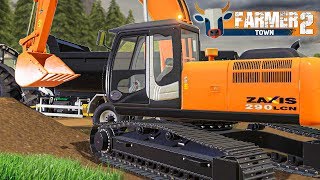 LS19 FarmerTown 2 #22: Die BAGGER kommen an - das Ende für das Dorf? | LANDWIRTSCHAFTS SIMULATOR 19
