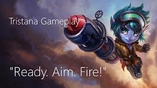 League of Legends - Rocket Girl Tristana Gameplay (ADC) - Full HD