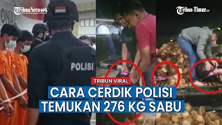 Pengedar Narkoba Tidak Berkutik, Polisi Temukan 276 kg Sabu di Tumpukan Kelapa