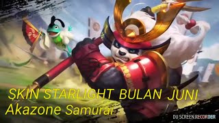 Review Skin Starlight Juni 2018, Akai(Akazonae Samurai)