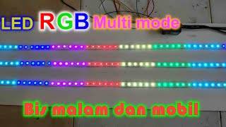 Review Lampu LED RGB tail lamp untuk bus malam, truck dan mobil pribadi