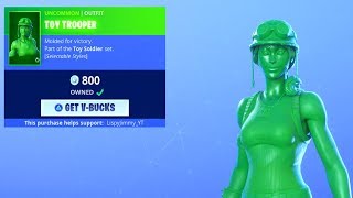 Fortnite Item Shop *NEW* TOY TROOPER SKIN! "JUNE 26th" (FORTNITE BATTLE ROYALE)