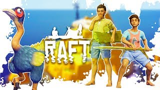 ВЫЖИВАНИЕ В RAFT (КООП) - ЖИВОТНЫЕ НА ПЛОТУ И ОСТРОВА (стрим) #4