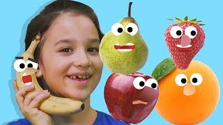 5 Küçük Meyve Yatakta Zıplamış - Bebekler ve Çocuklar için Eğlenceli Dans Şarkısı