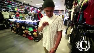 Huf - Circle H Short Sleeve Button Up Shirt (ft. Prince @ Culture Kings Sydney)