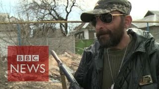 Ukraine: Riding with pro-Russian rebels - BBC News