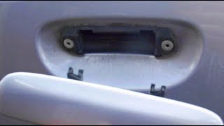 Как заменить наружную ручку двери Citroen Xsara