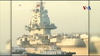 Trung Quốc đưa tàu sân bay ra biển tập trận