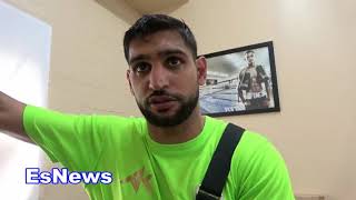 Amir Khan Reveals What He Has To Tell Kell Brook Talks Garcia Spence Broner Pacquiao EsNews Boxing