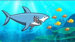 Песенки для детей - АКУЛЕНОК - детская песня мультик про животных - BABY SHARK на русском