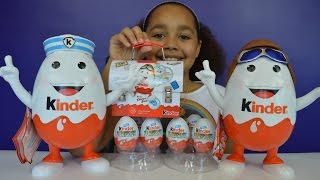 2 Giant Kinder Surprise Character Eggs