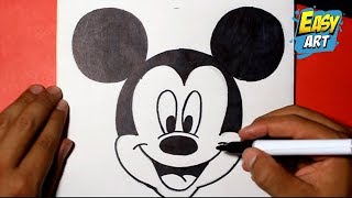 How to draw MICKEY MOUSE  DISNEY ✅ Como dibujar a mickey mouse ?dibujos para niños