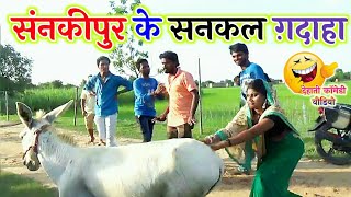 || COMEDY VIDEO || कजली के सनकल गदाहा || Bhojpuri Comedy Video|MR Bhojpuriya