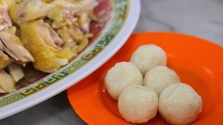 Hainan Chicken Rice Balls in Melakka