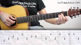 Como tocar EL EXORCISTA en guitarra acústica canciones de Halloween