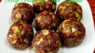 Date and Nut Laddoo - Healthy Indian Sweet Recipe.
