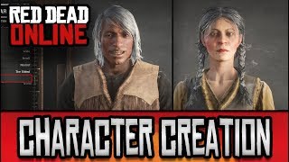 Red Dead Redemption 2 Online - All Character Creation Options (Male & Female)