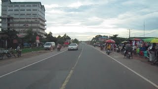 Travel on Bus to Sihanoukville, Cambodia