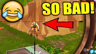 DO I SHOOT? WORST PLAYER IN FORTNITE!!! (Fortnite Battle Royale Gameplay)
