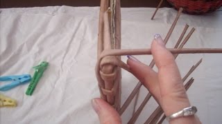 Корзина для белья своими руками