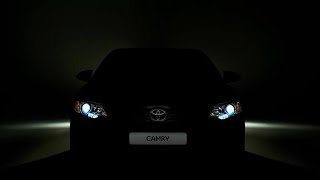 Toyota Camry XV55 тюнинг фар светодиодные линзы Optima Professional  Установка светодиодных линз