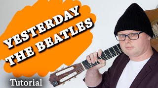 Beatles yesterday урок разбор от Юрия Волкова Fingerstyle