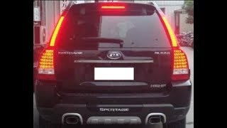 Задние фонари на KIA Sportage 2 2005-2010. Задняя оптика Киа Спортейдж 2