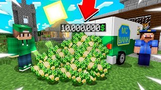 Я СТАЛ МИЛЛИОНЕРОМ В ДЕРЕВНЕ ЖИТЕЛЕЙ В МАЙНКРАФТ 100% ТРОЛЛИНГ ЛОВУШКА MINECRAFT МИЛЛИОНЕР В МАЙН