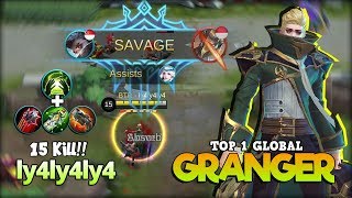 Granger SAVAGE! That Annoying Critical Damage! ly4ly4ly4 Top 1 Global Granger ~ MLBB