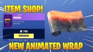 *NEW* MAGMA WRAP (Animated)! Fortnite Item Shop March 29, 2019