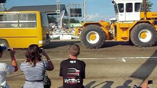 IKARUS BUSZ vs. RÁBA 300(Original) !!!Tractor pulling, Hajdúböszörmény 2016