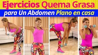 Ejercicios Quema Grasa Para Un Abdomen Plano y Bajar De Peso - Entrena en Casa - No Gym No Problem