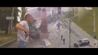 Стрельба у кафе "Погребок" попала на камеры "Теле +"