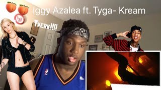 IGGY AZALEA- KREAM Ft. TYGA (Official Music Video)- REACTION!!| TWERK!!