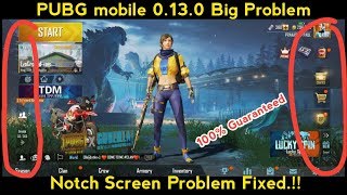Pubg Mobile New Update Notch Screen Problem Fixed 100% | How To Fix Pubg New Update Problem